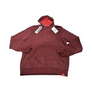 Marine Layer x Oracle Men’s M Fleece Pullover Hoodie In Burnt Henna Red Nwt